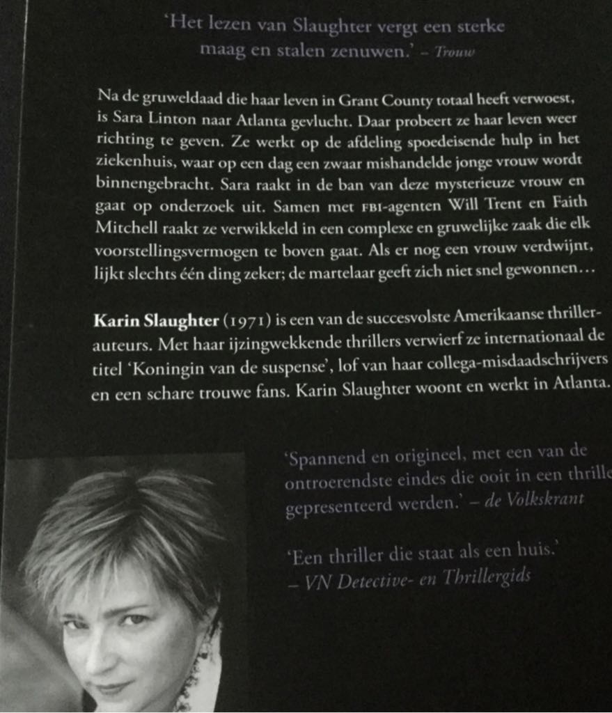 Genesis - Karin Slaughter (Paperback) book collectible [Barcode 9789023462545] - Main Image 2