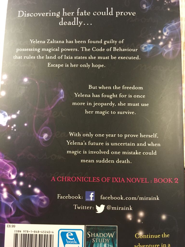 Magic Study - Maria V. Snyder (- Paperback) book collectible [Barcode 9781848452404] - Main Image 2