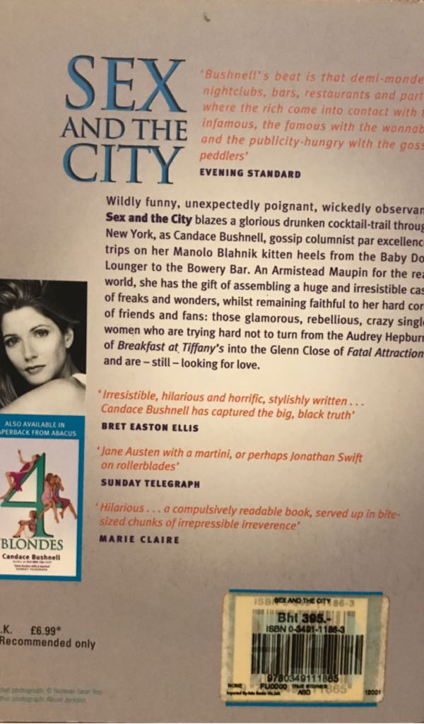 Sex And the City - Candace Bushnell (Little Brown Uk - Paperback) book collectible [Barcode 9780349111865] - Main Image 2
