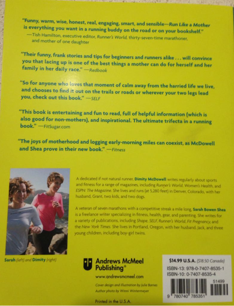 Run Like a Mother - Dimity McDowell (Andrews McMeel Publishing - Kindle) book collectible [Barcode 9780740785351] - Main Image 2