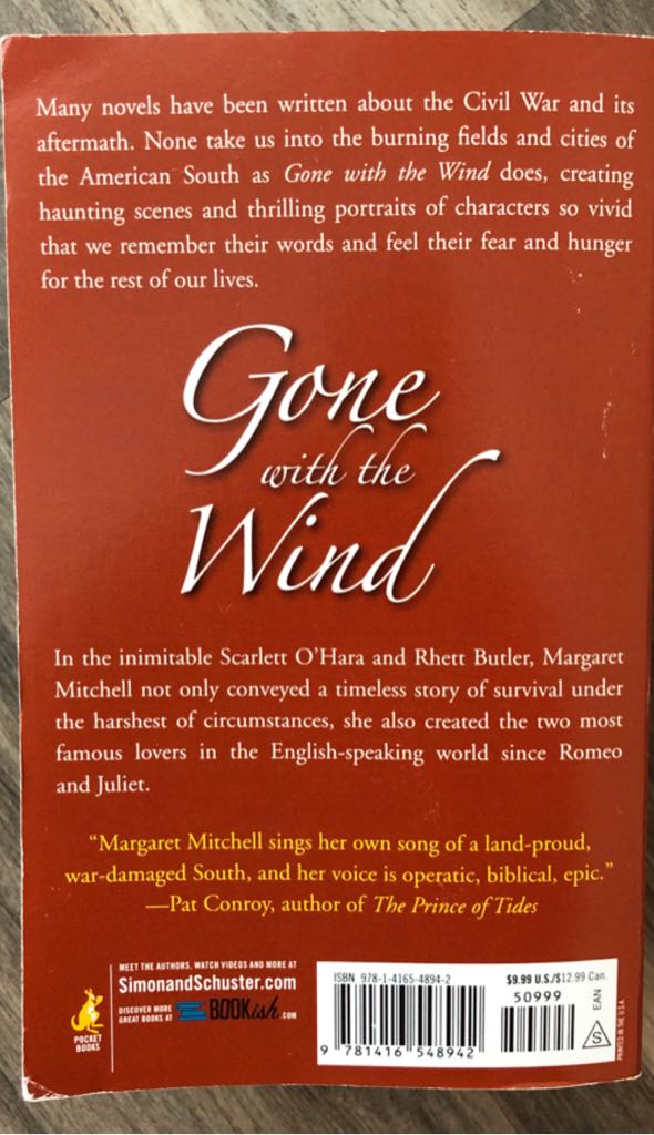 Gone with the Wind - Margaret Mitchell (Collier Macmillan - Paperback) book collectible [Barcode 9781416548942] - Main Image 2