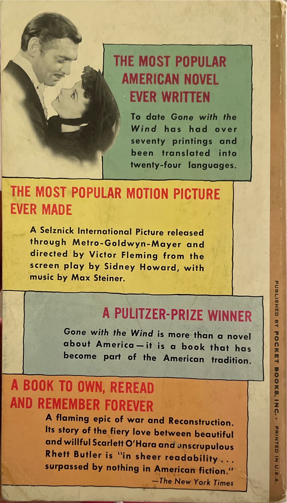 Gone with the Wind - Margaret Mitchell (Collier Macmillan - Paperback) book collectible [Barcode 9781416548942] - Main Image 3
