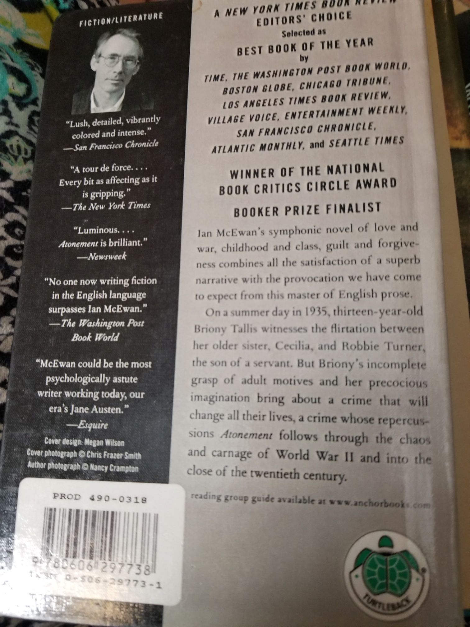 Atonement  book collectible [Barcode 9780606297738] - Main Image 2