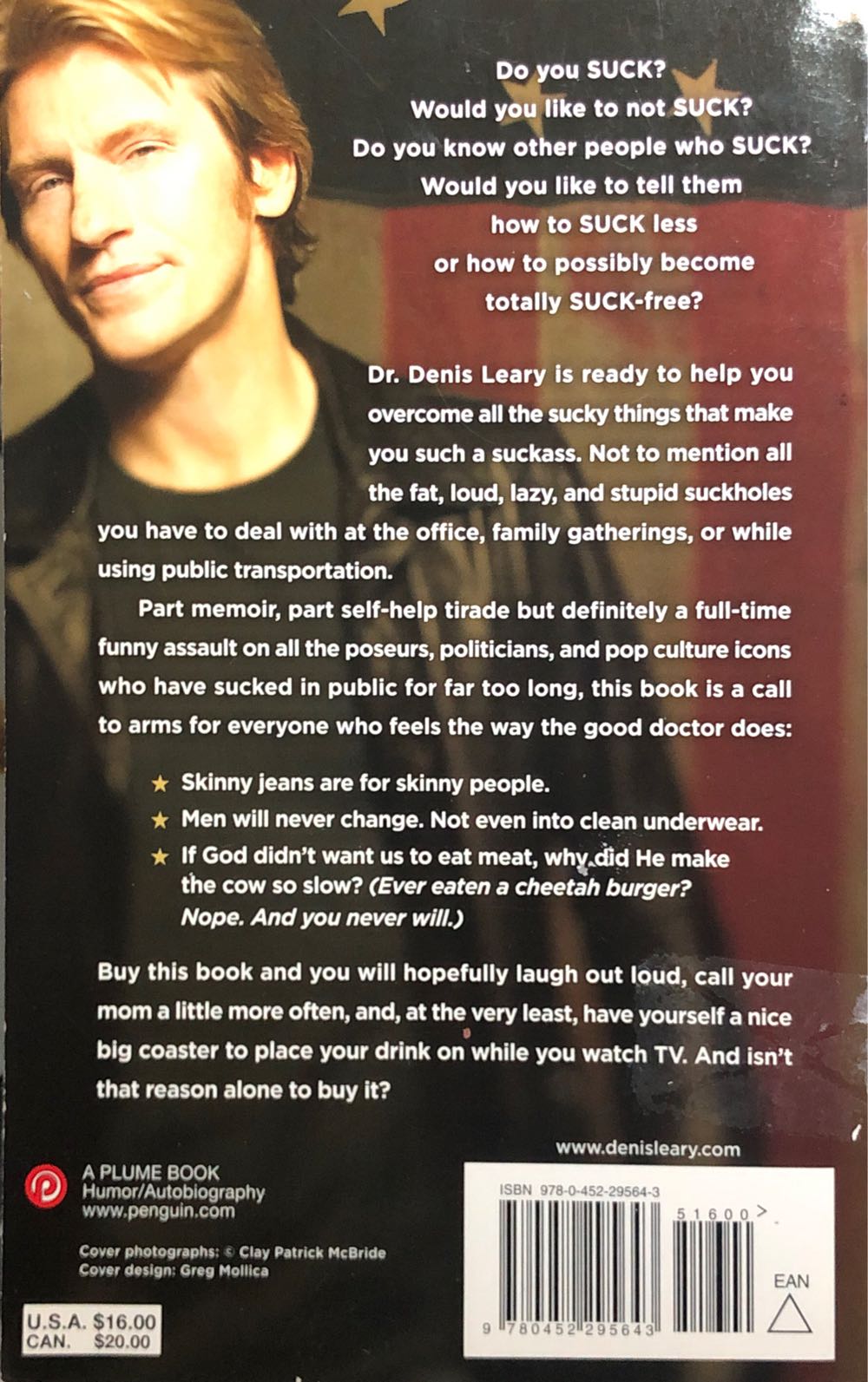 Why We Suck - Denis Leary (Paperback) book collectible [Barcode 9780452295643] - Main Image 2