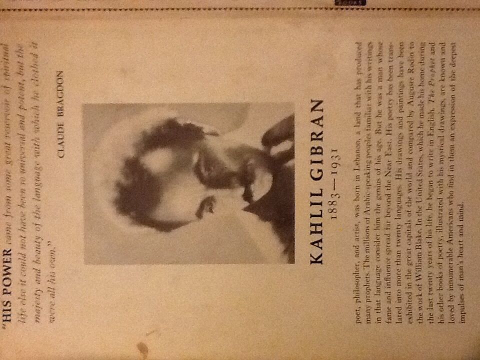 Sand and Foam - Kahlil Gibran (Alfred a Knopf Incorporated - Hardcover) book collectible [Barcode 9780394443690] - Main Image 2