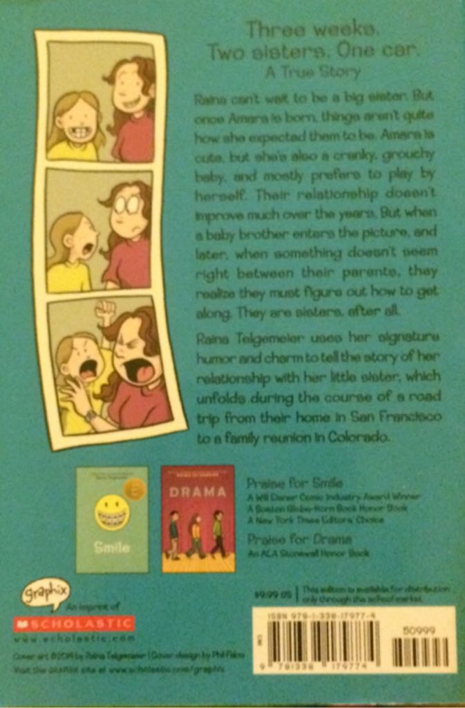 Sisters - Raina Telgemeier (Paperback) book collectible [Barcode 9781338179774] - Main Image 2