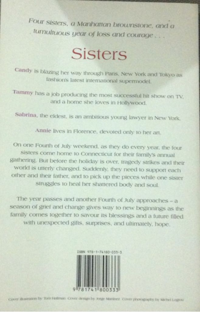 Danielle Steel Sisters - Danielle Steel (Doubleday Book Clubs - Paperback) book collectible [Barcode 9781741800333] - Main Image 2