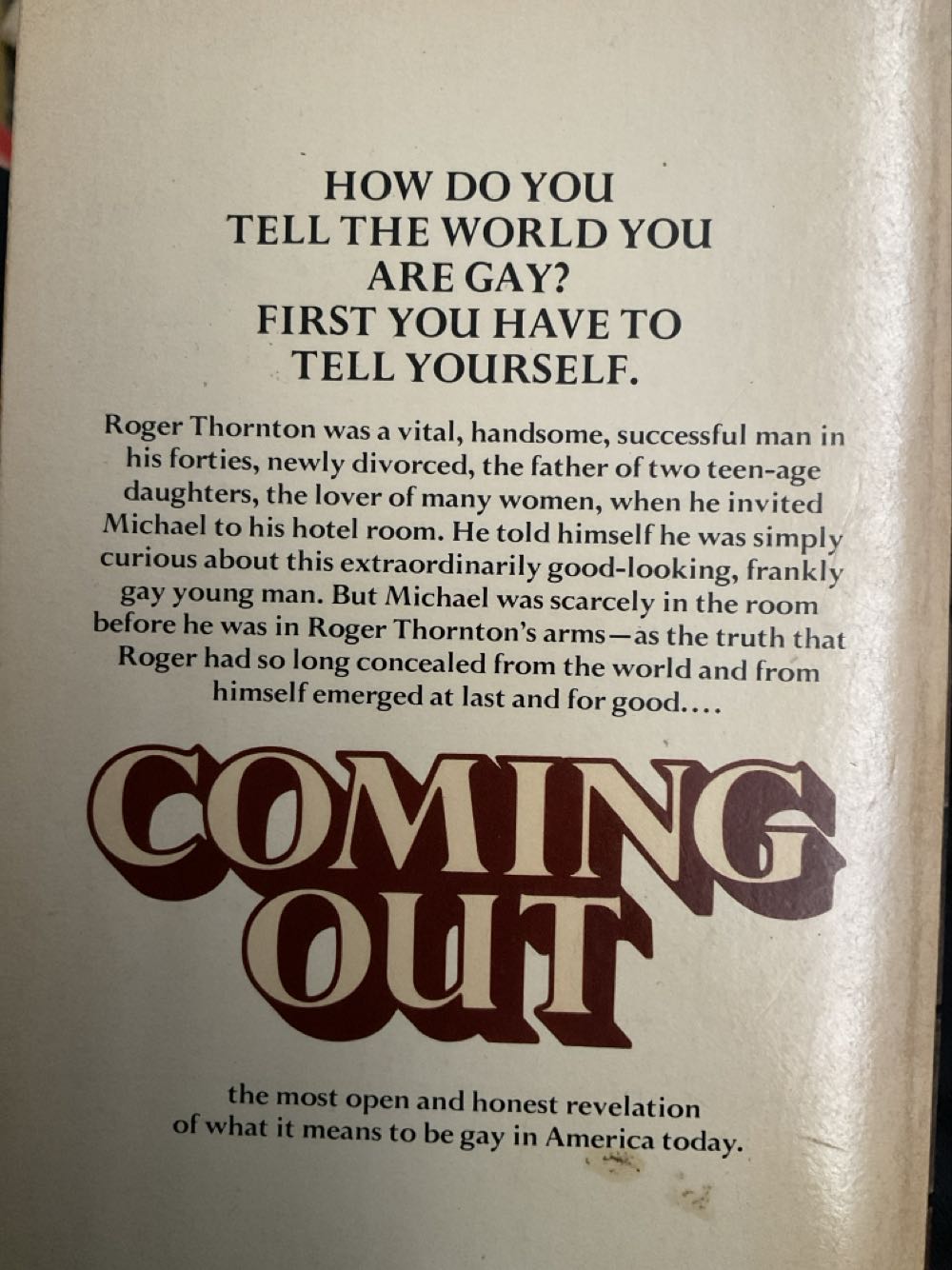 Coming Out - Wallace Hamilton (Signet - Paperback) book collectible - Main Image 2