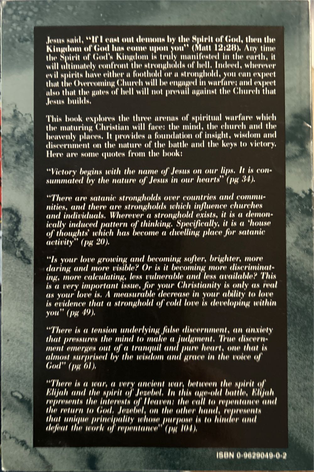 The Three Battlegrounds: An in-Depth View of the Three Arenas of Spiritual Warfare: The Mind, the Church and the Heavenly Places - Francis Frangipane (Advancing Church Publications - Paperback) book collectible [Barcode 9781886296381] - Main Image 2
