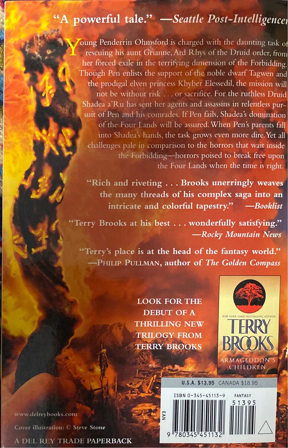 High Druid Of Shannara 3: Straken - Terry Brooks (Del Rey - Trade Paperback) book collectible [Barcode 9780345451132] - Main Image 2
