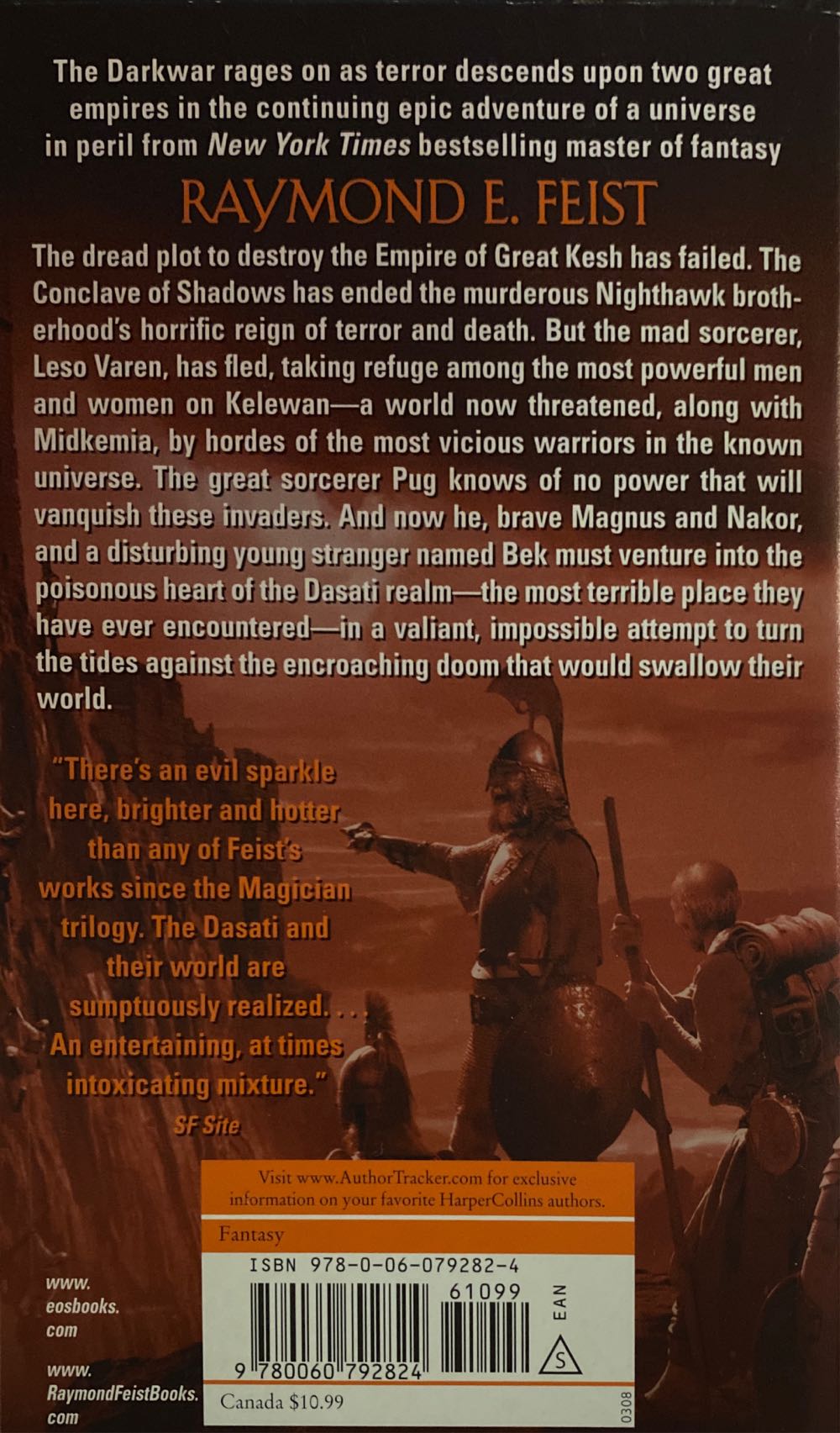 Into a Dark Realm - Raymond E. Feist (Eos Fantasy - Paperback) book collectible [Barcode 9780060792824] - Main Image 2