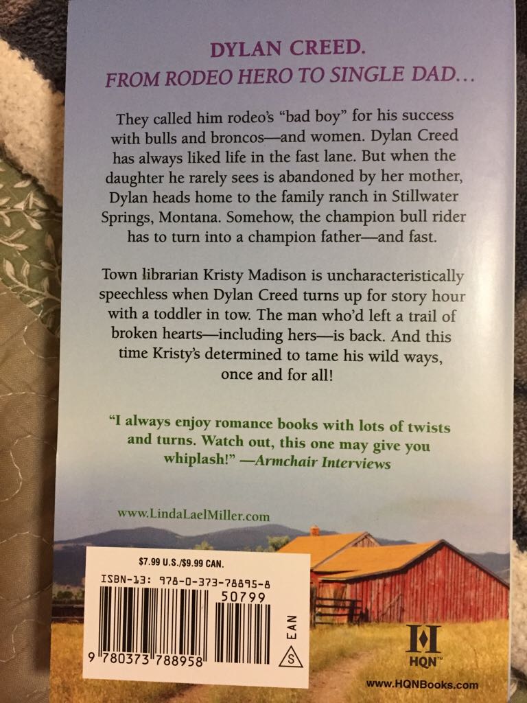 Montana Creeds: Dylan - Linda Lael Miller (HQN Books - Paperback) book collectible [Barcode 9780373788958] - Main Image 2