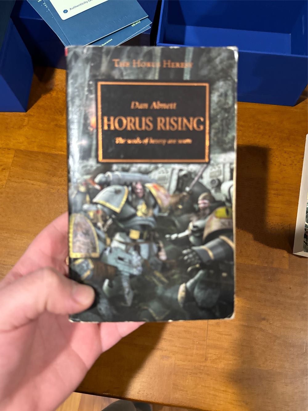 Horus Heresy 01 - Horus Rising - Dan Abnett (Black Library - Paperback) book collectible [Barcode 9781844162949] - Main Image 2
