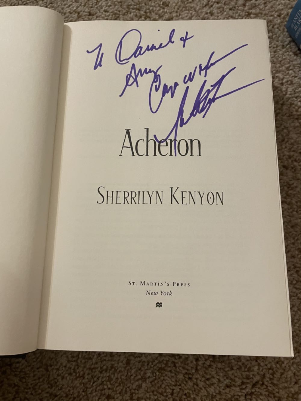 Acheron - Sherrilyn Kenyon (St. Martin’s Press - Hardcover) book collectible [Barcode 9780312362157] - Main Image 3