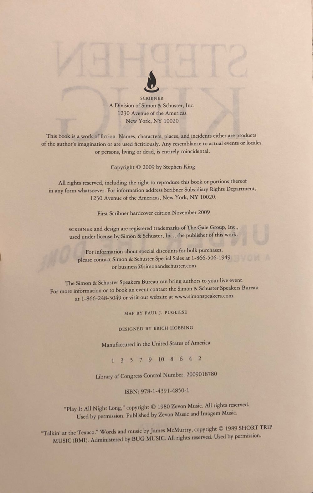 Under the Dome - Stephen King (Simon and Schuster - Hardcover) book collectible [Barcode 9781439148501] - Main Image 3