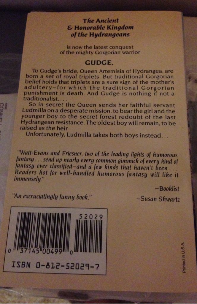 Split Heirs - Lawrence Watt-Evans (Tor Books - Paperback) book collectible [Barcode 9780812520293] - Main Image 2