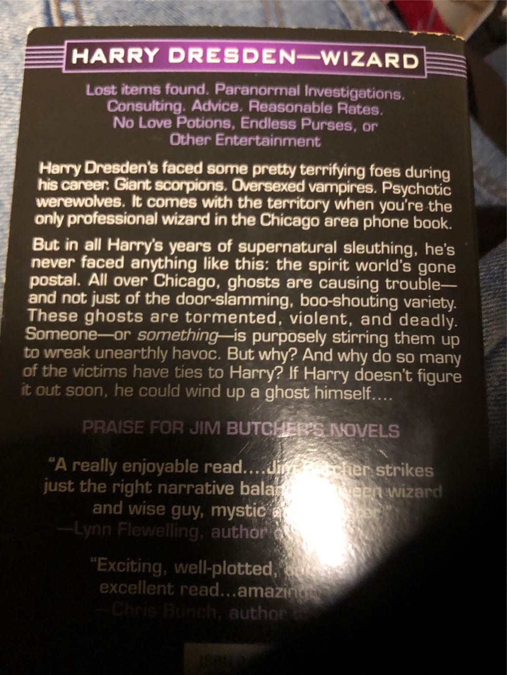 Grave Peril - Jim Butcher (Roc - Paperback) book collectible [Barcode 9780451458445] - Main Image 3