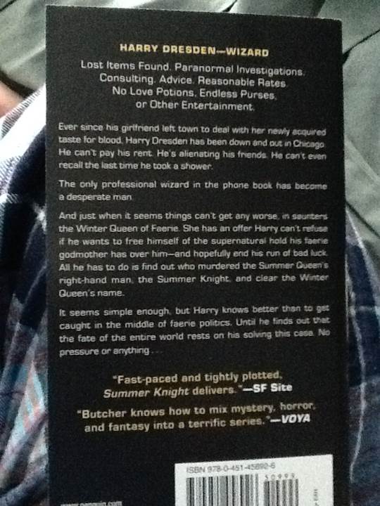 Dresden Files: Summer Knight - Jim Butcher (Roc - Paperback) book collectible [Barcode 9780451458926] - Main Image 2