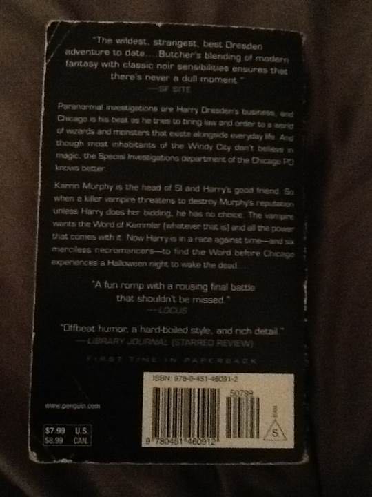 Dead Beat - Jim Butcher (ROC Fantasy - Hardcover) book collectible [Barcode 9780451460271] - Main Image 2