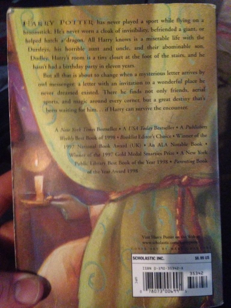 Harry Potter And The Sorcerers Stone - J. K. Rowling (Scholastic Children’s Books - Paperback) book collectible - Main Image 2