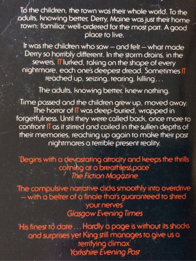It - Stephen King (Signet - Paperback) book collectible [Barcode 9780451149510] - Main Image 2