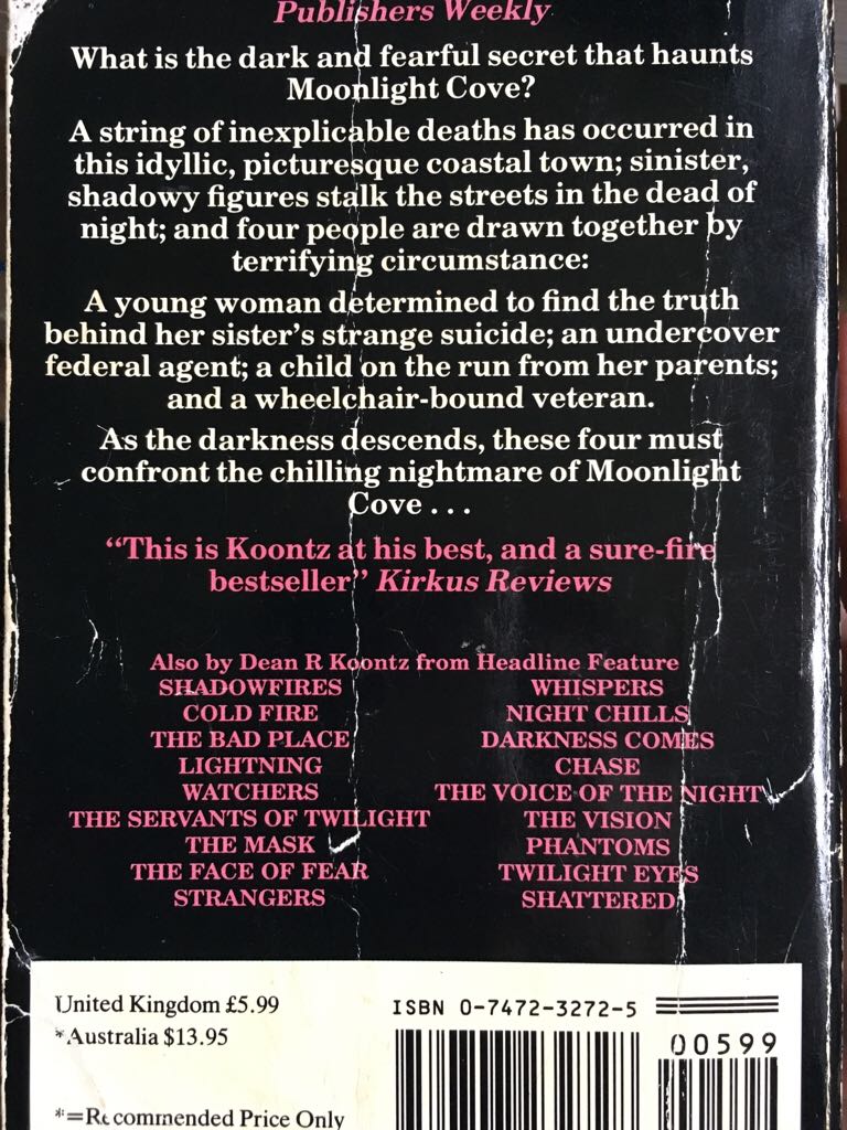 Midnight - Dean Koontz (Headline - Paperback) book collectible [Barcode 9780747232728] - Main Image 2