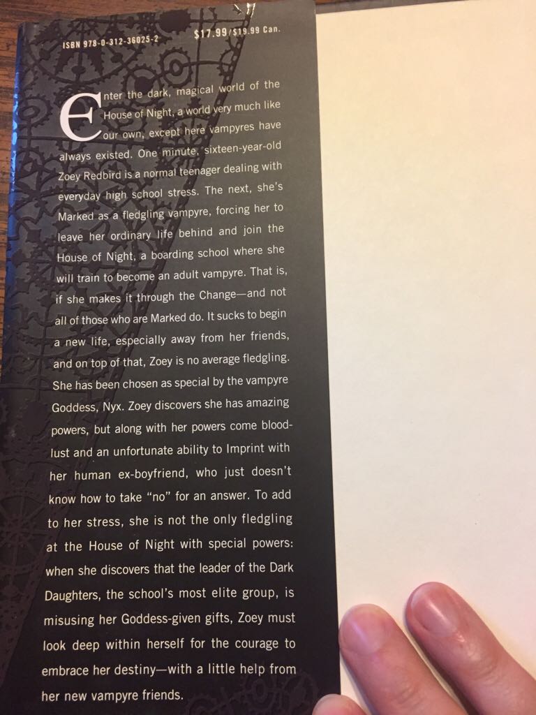 Marked - Kristin Cast (St. Martin’s Press - Hardcover) book collectible [Barcode 9780312360252] - Main Image 2