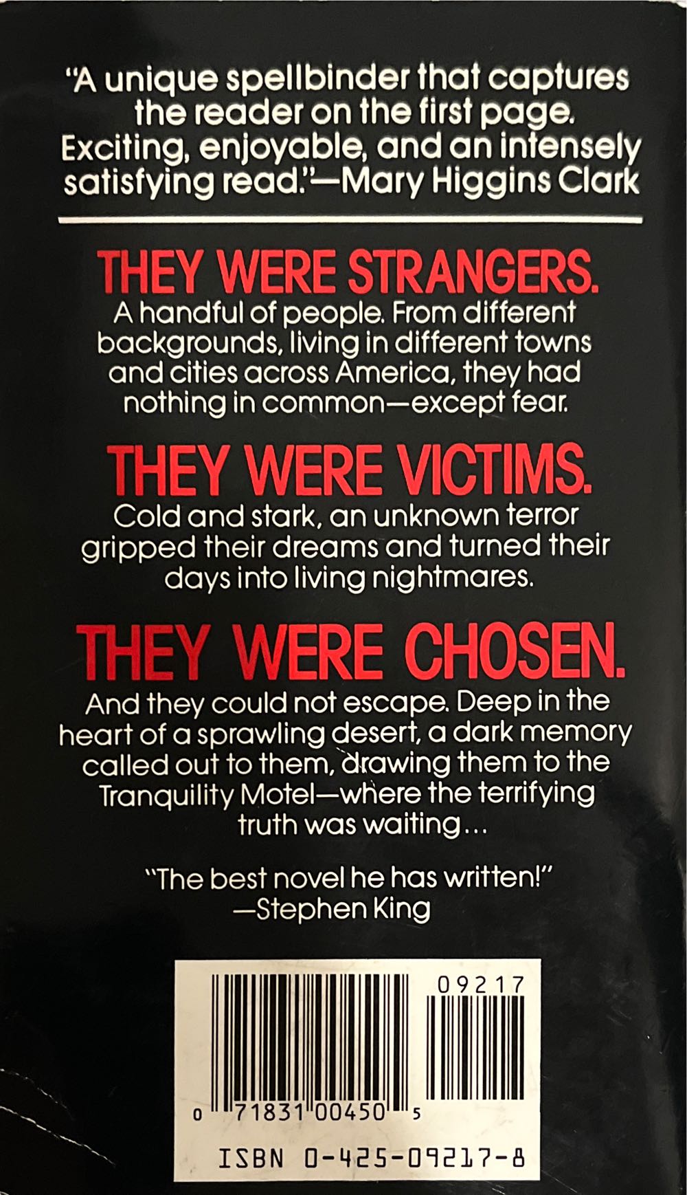 Strangers - Dean Koontz (Berkley - Paperback) book collectible [Barcode 9780425092170] - Main Image 3