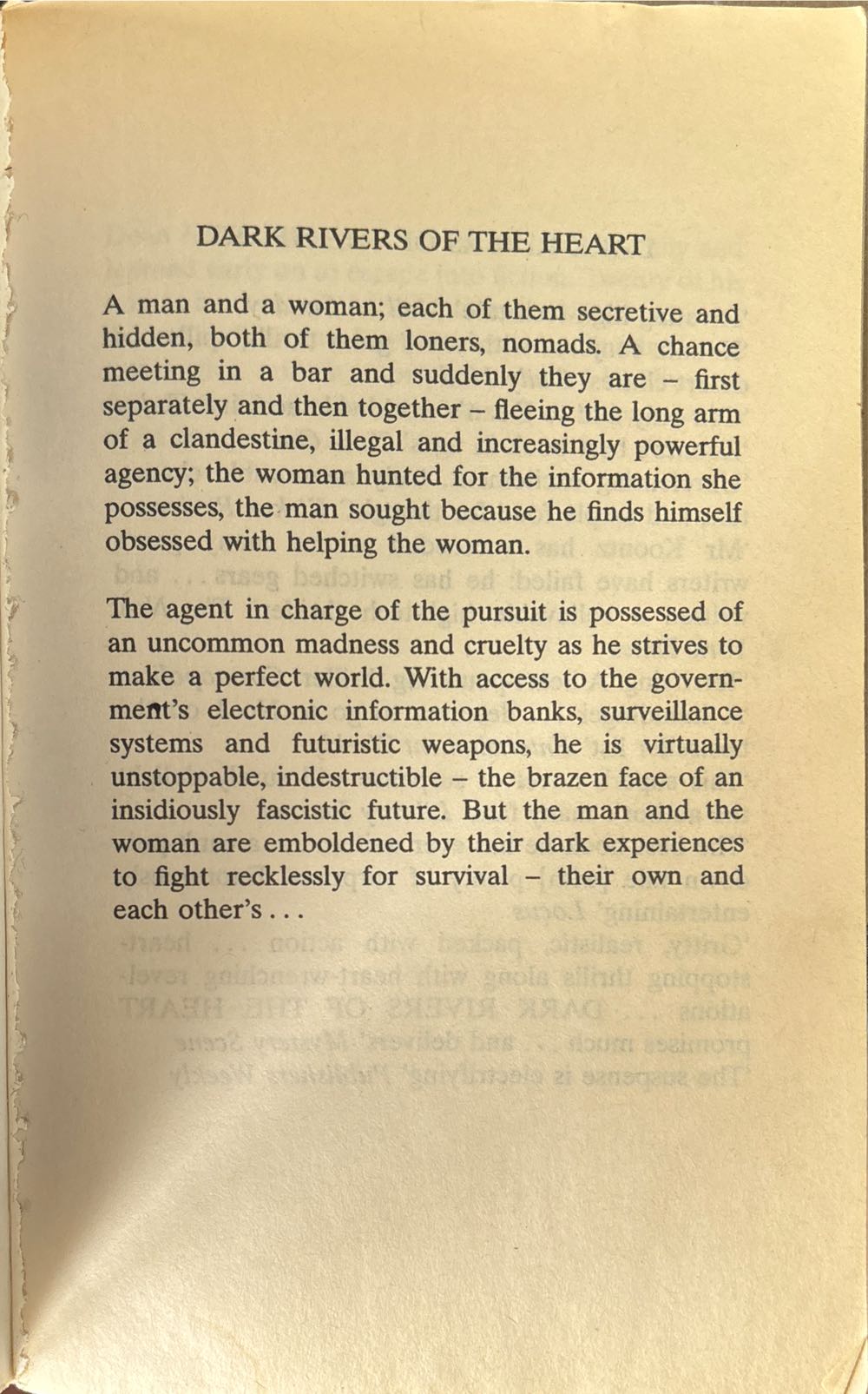 Dark Rivers of the Heart - Dean Koontz (Headline Feature - Paperback) book collectible [Barcode 9780747244493] - Main Image 2