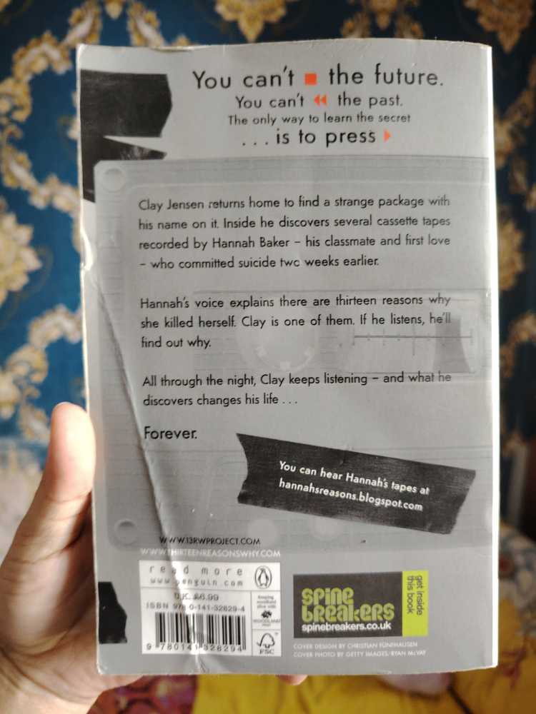 Thirteen Reasons Why - Jay Asher (Penguin Books - Paperback) book collectible [Barcode 9780141328294] - Main Image 3