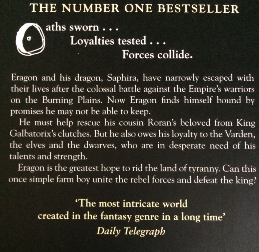 Brisingr - Christopher Paolini (Corgi Books - Paperback) book collectible [Barcode 9780552552127] - Main Image 2