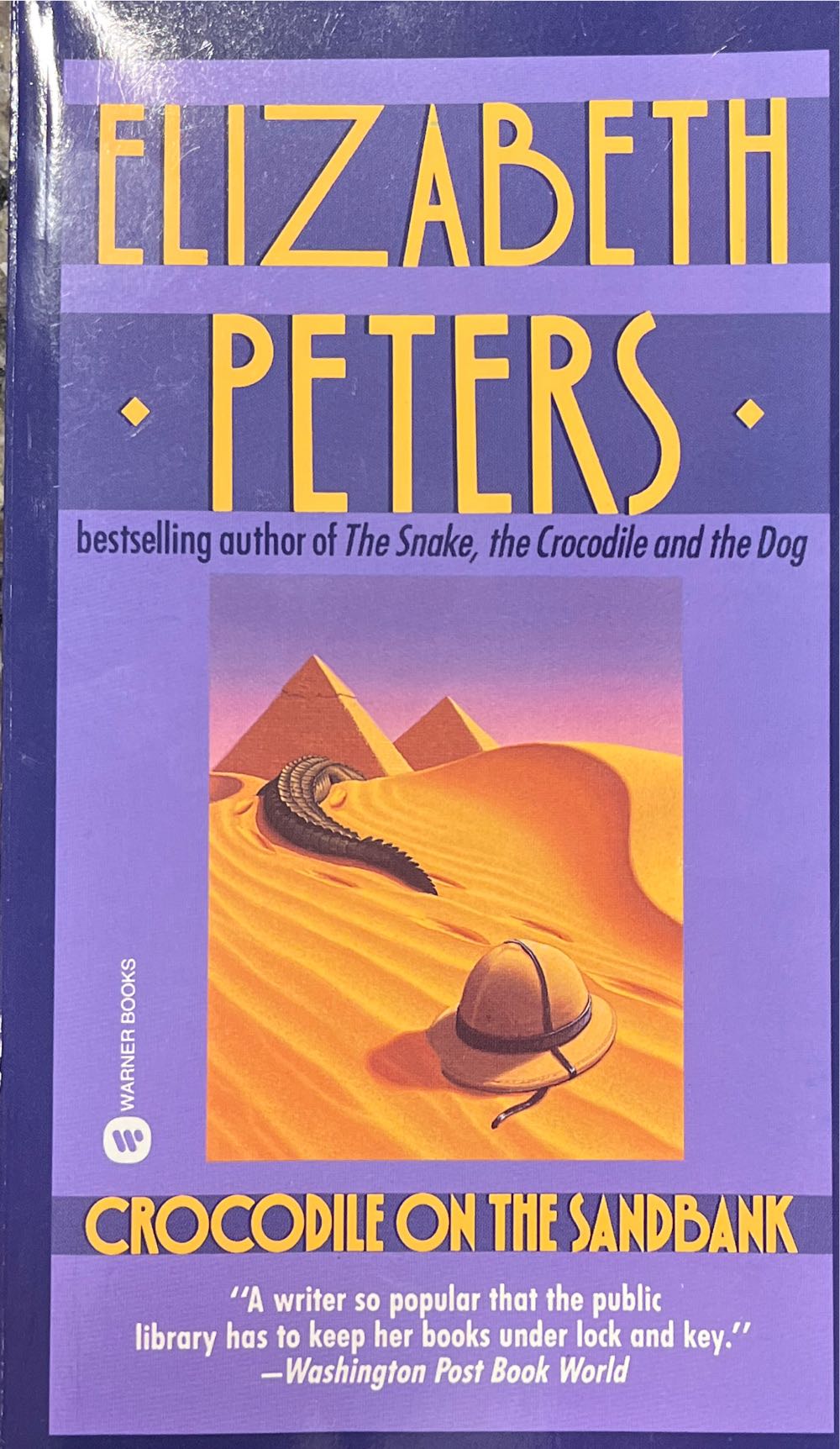 Crocodile on the Sandbank - Elizabeth Peters (Robinson Publishing - Audiobook) book collectible [Barcode 9780445406513] - Main Image 3