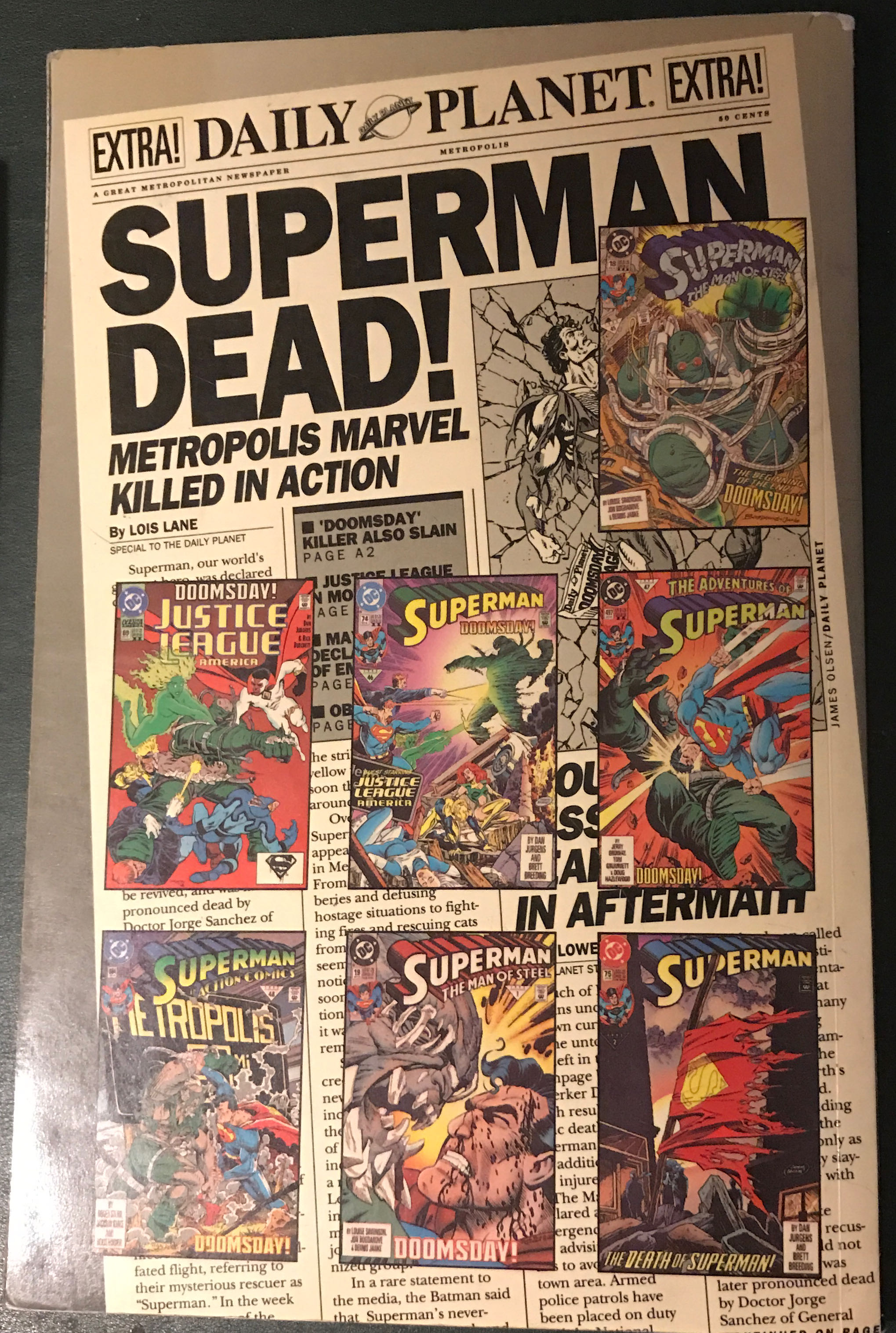 Superman: The Death of Superman - Dan Jurgens (Dc Comics ( Detective Comics) - Trade Paperback) book collectible - Main Image 3