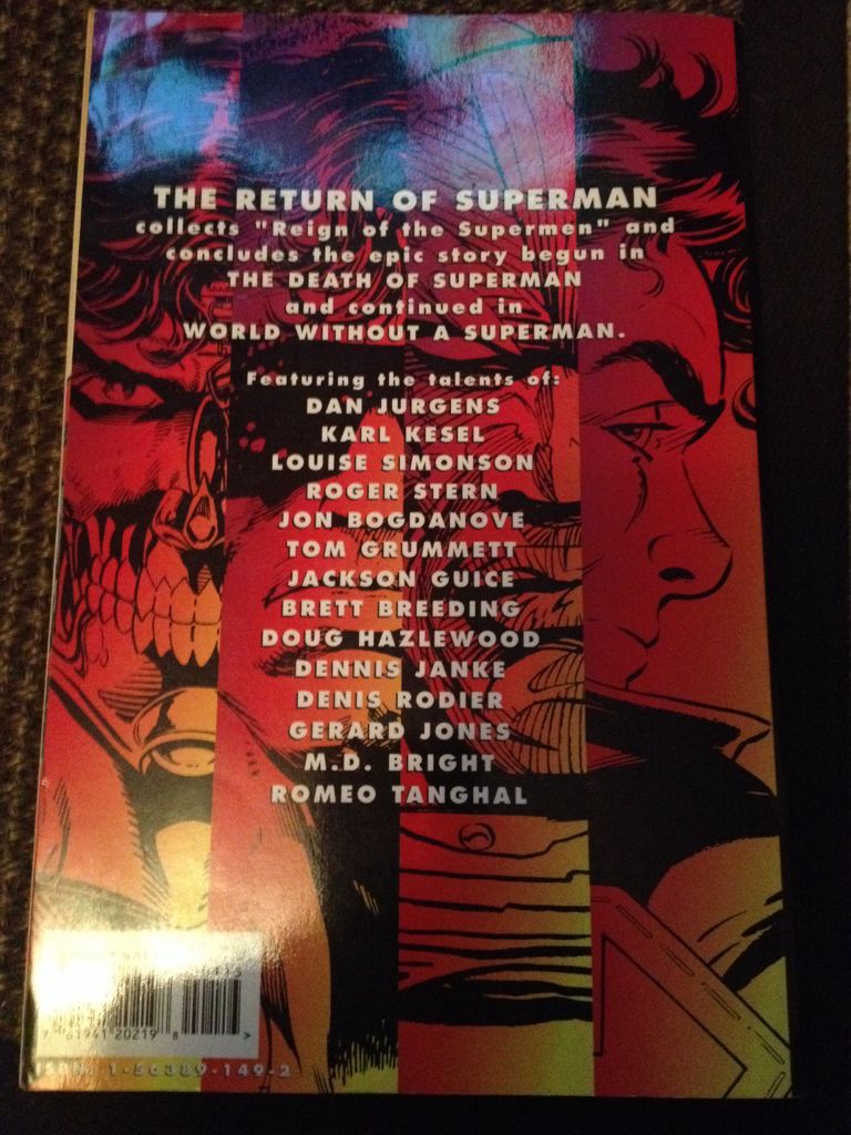 The Return Of Superman - Jerry Siegel book collectible - Main Image 2