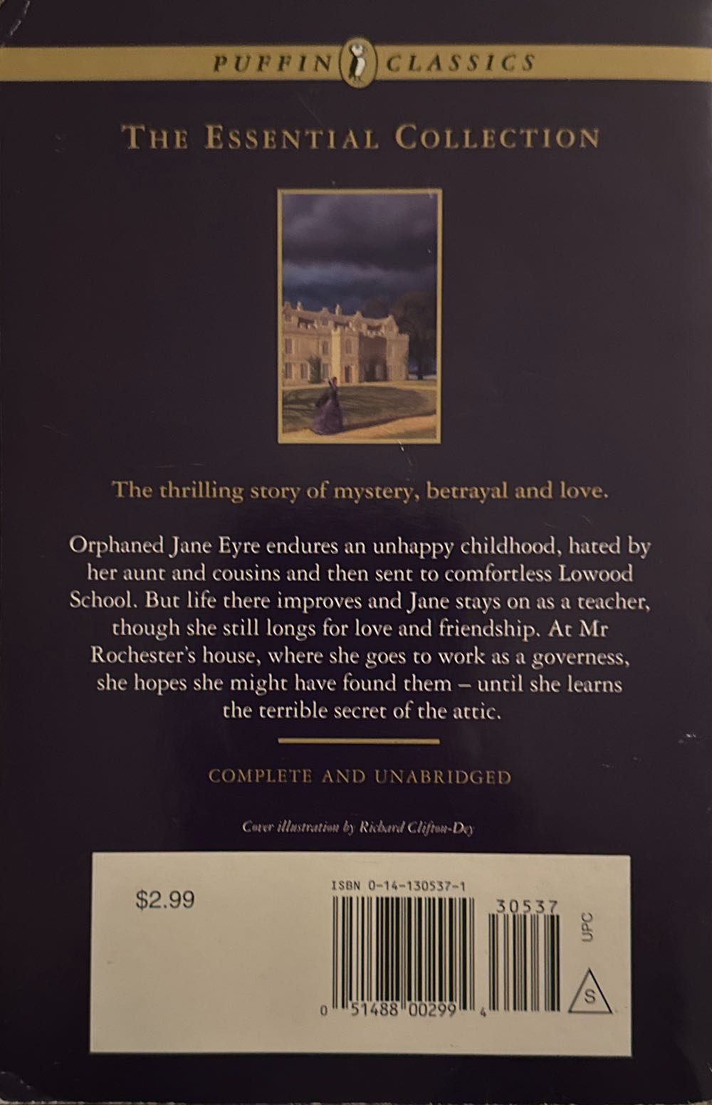 Jane Eyre - Charlotte Brontë (Puffin - Paperback) book collectible [Barcode 9780141305370] - Main Image 2