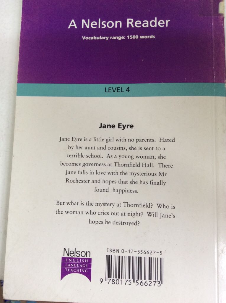Jane Eyre  (Addison-Wesley Longman) book collectible [Barcode 9780175566273] - Main Image 2