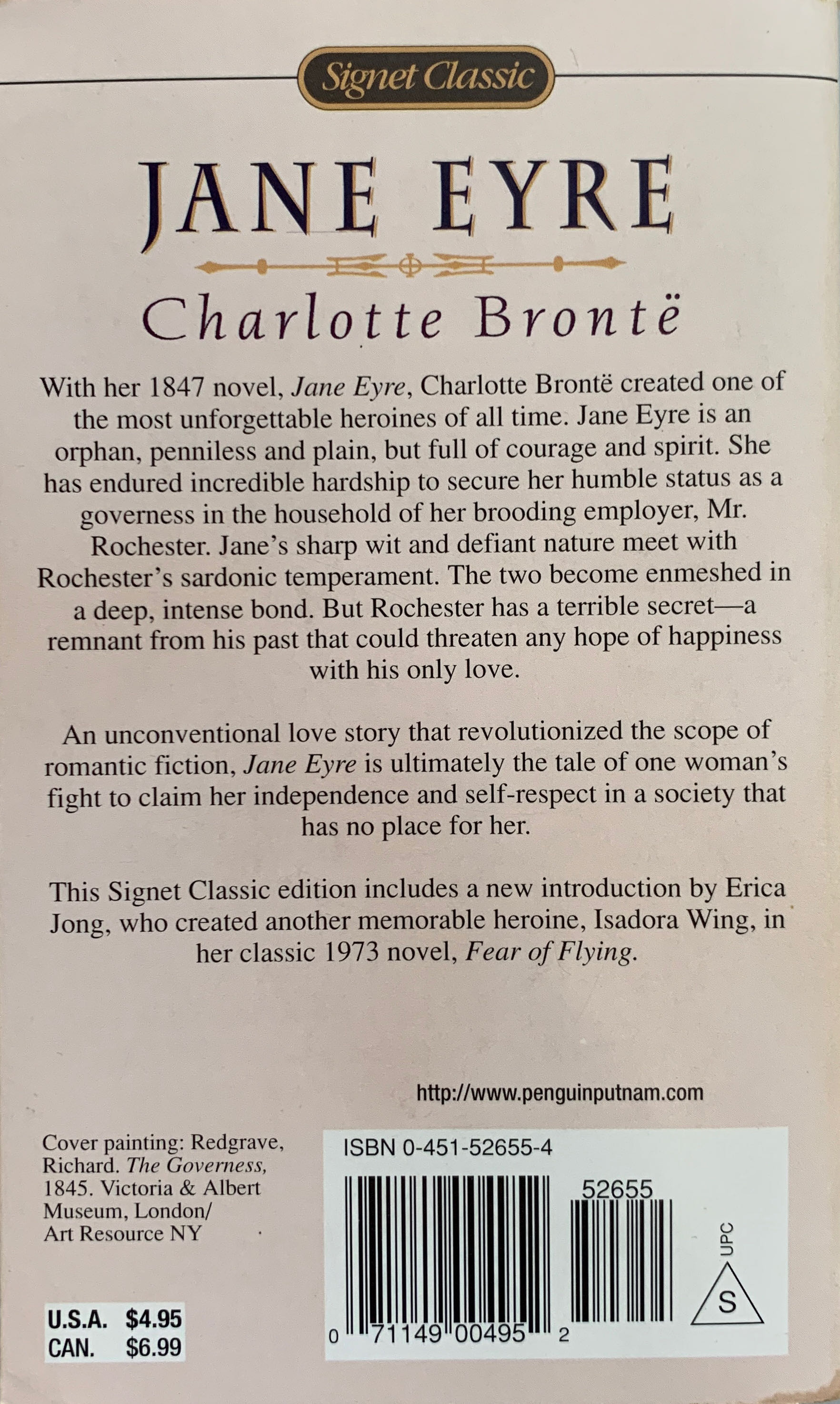 Jane Eyre - Charlotte Bronte (Signet Classics - Paperback) book collectible [Barcode 9780451526557] - Main Image 2
