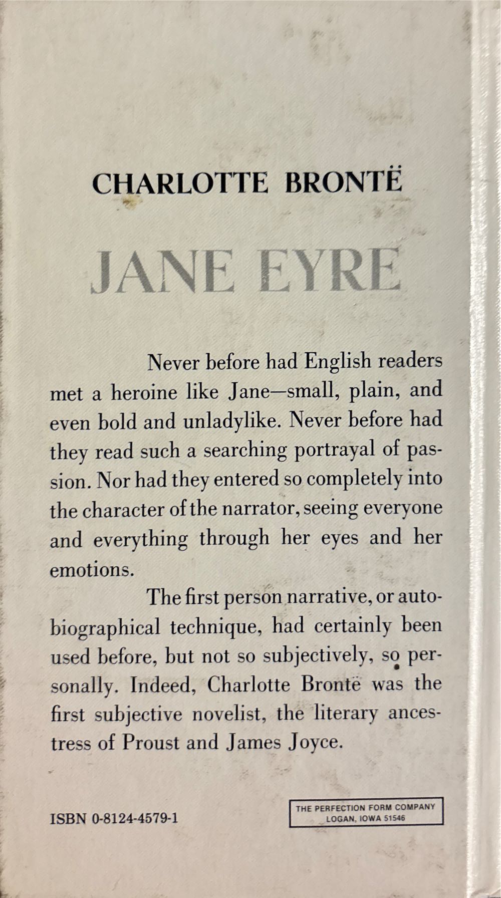 Jane Eyre - Charlotte Bronte (Signet Classics - Paperback) book collectible [Barcode 9780451526557] - Main Image 4