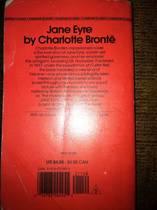 Jane Eyre - Charlotte Brontë (Penguin Random House LLC - Paperback) book collectible [Barcode 9780553211405] - Main Image 2