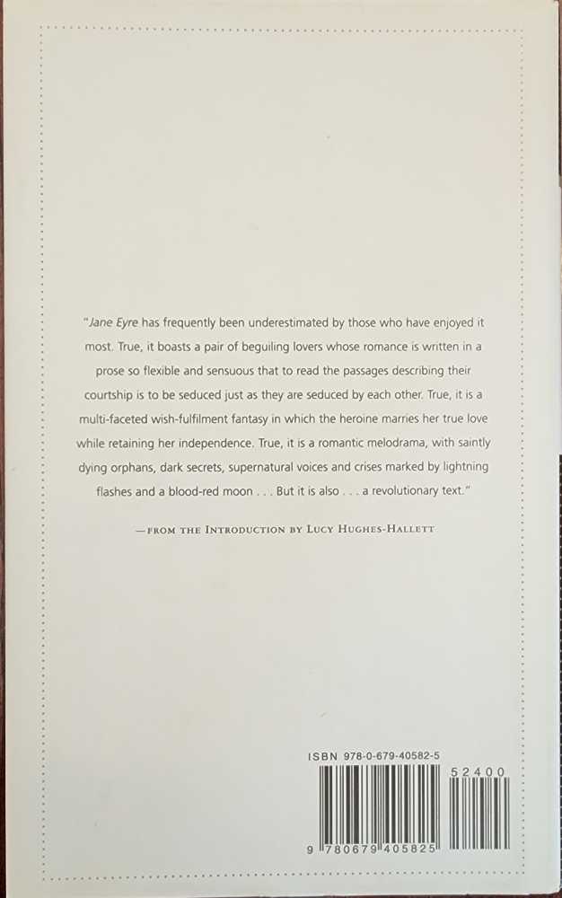 Jane Eyre - Charlotte Brontë (Everyman’s Library - Hardcover) book collectible [Barcode 9780679405825] - Main Image 2