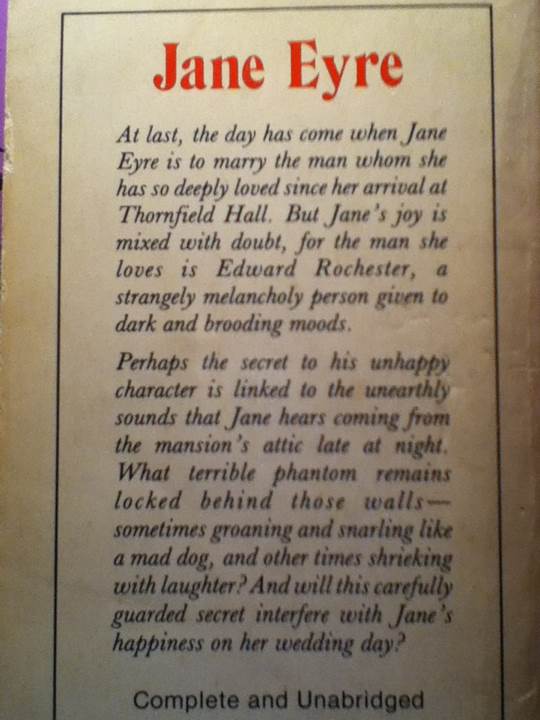 Jane Eyre - Charlotte Brontë (Watermill Press - Paperback) book collectible [Barcode 9780893757793] - Main Image 2