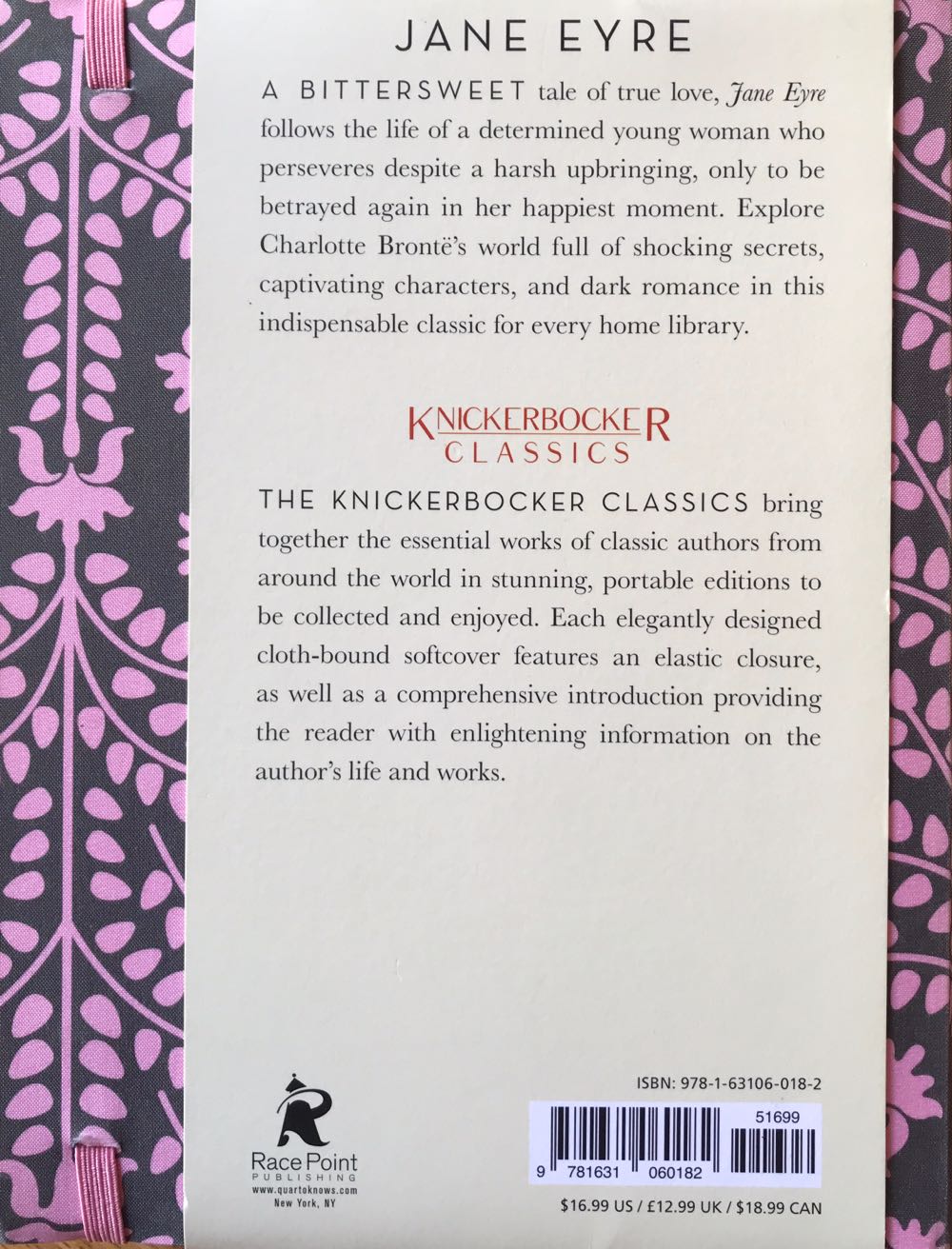 Jane Eyre - Charlotte Bronte͏̈ (Knickerbocker Classics - Paperback) book collectible [Barcode 9781631060182] - Main Image 3
