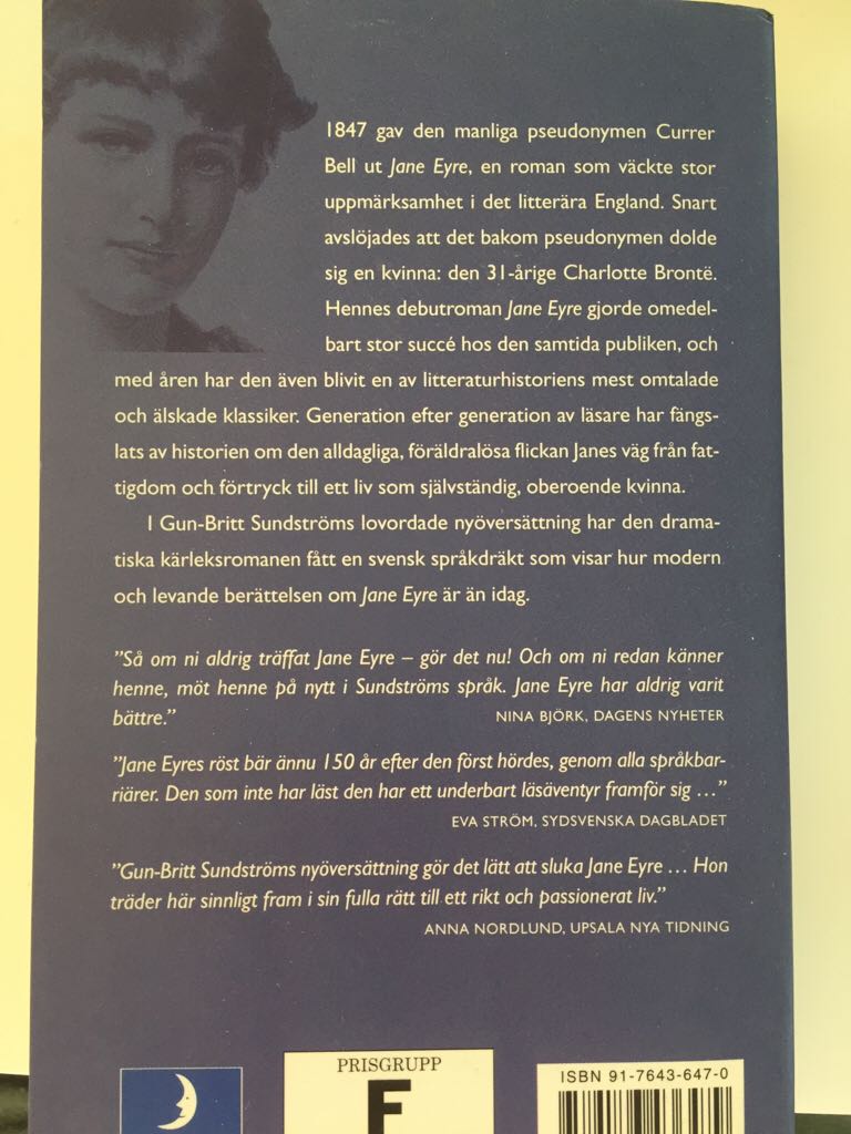 Jane Eyre  (Paperback) book collectible [Barcode 9789176436479] - Main Image 2