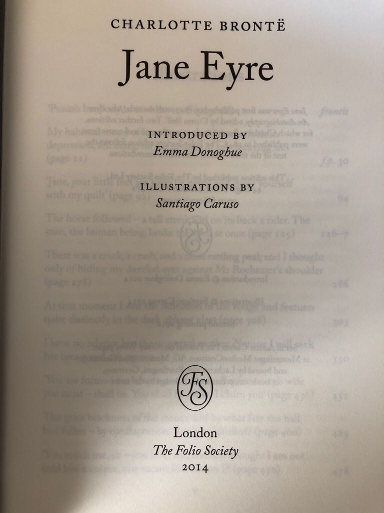 Jane Eyre - Charlotte Bronte͏̈ (Folio Society - Hardcover) book collectible - Main Image 2