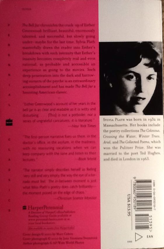 The Bell Jar - Sylvia Plath (Harper Perennial Modern Classics - Trade Paperback) book collectible [Barcode 9780060930189] - Main Image 2