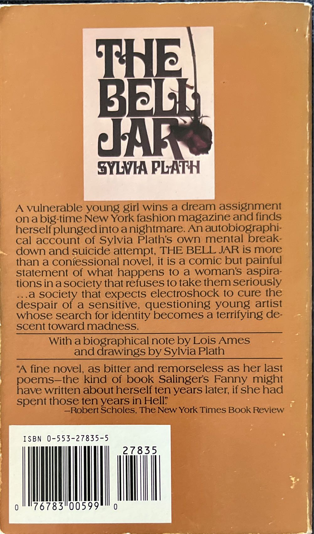 The Bell Jar - Sylvia Plath (Windstone - Paperback) book collectible [Barcode 9780553278354] - Main Image 2