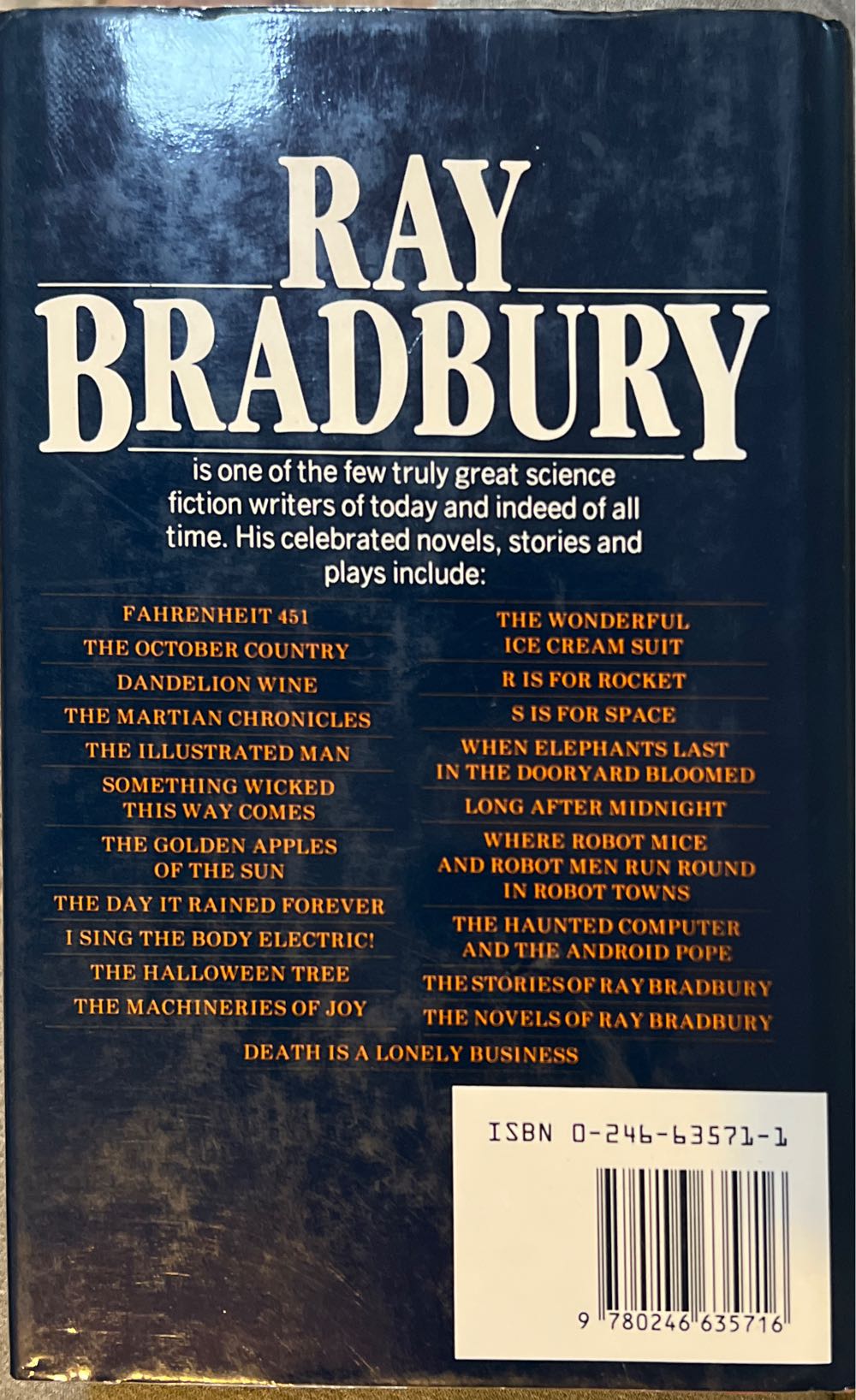 Fahrenheit 451 - Ray Bradbury (Grafton Books - Hardcover) book collectible [Barcode 9780246635716] - Main Image 4