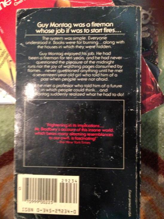 Fahrenheit 451 - Ray Bradbury (Del Rey - Paperback) book collectible [Barcode 9780345292346] - Main Image 2