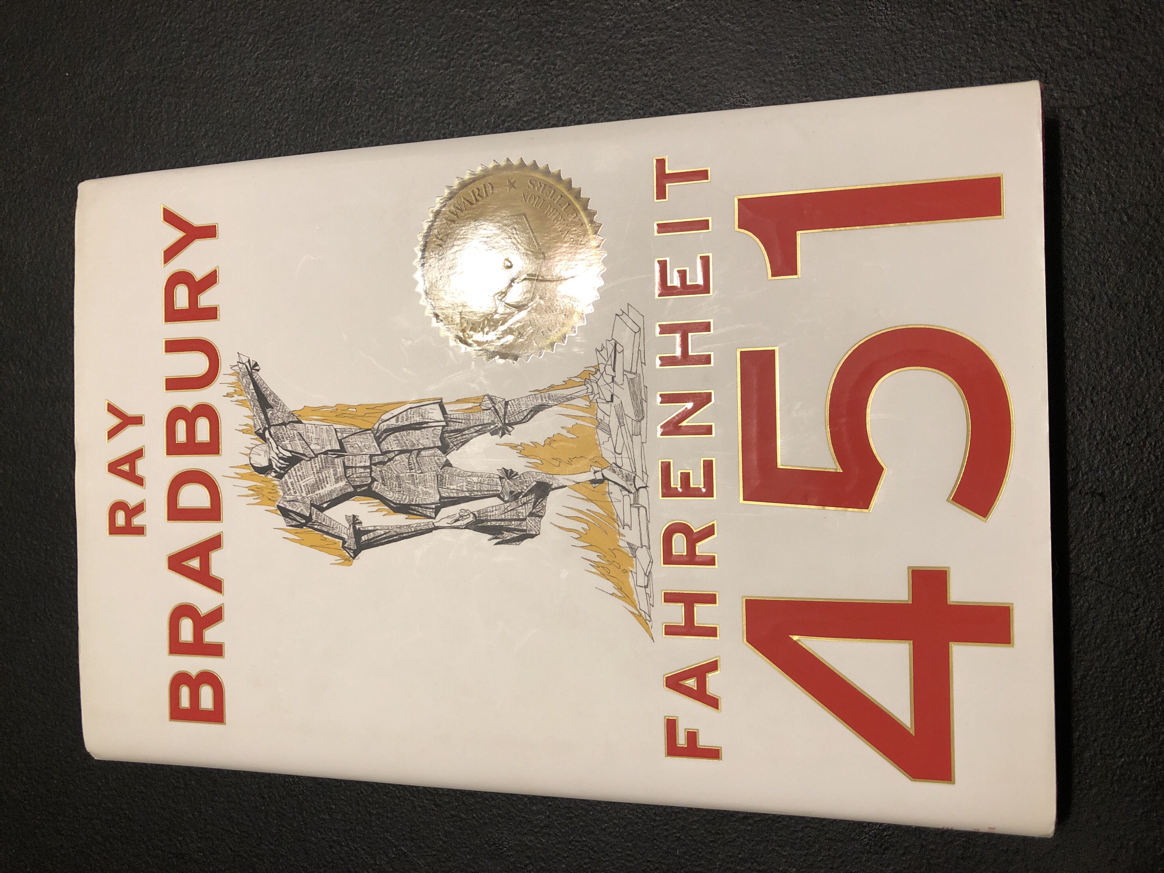 Fahrenheit 451 - Ray Bradbury (Simon and Schuster - Hardcover) book collectible [Barcode 9781451673265] - Main Image 2