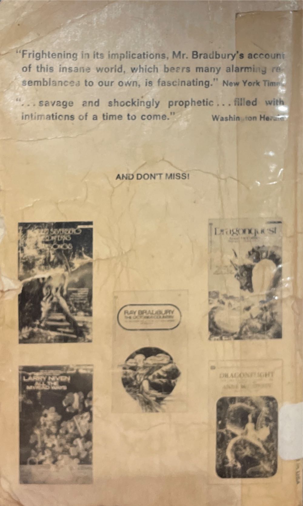 Fahrenheit 451 - Ray Bradbury (Bellantine Books - Paperback) book collectible [Barcode 9788445071199] - Main Image 2